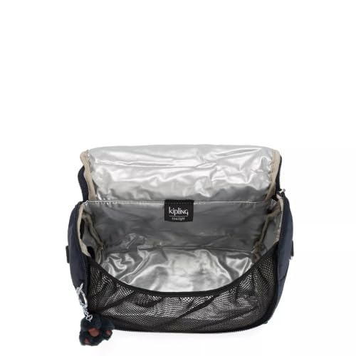 Kipling Women's New Kichirou Bts Prt Lunch Bag - True Blue Tonal, 9x8x5 Inches