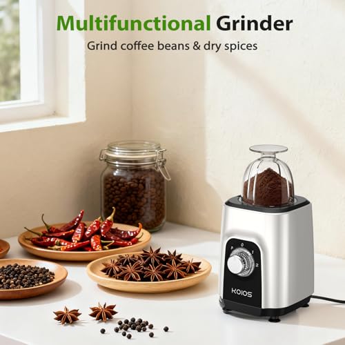 KOIOS 4-in-1 Blender Food Processor Combo Max 1000W - Silver Gray