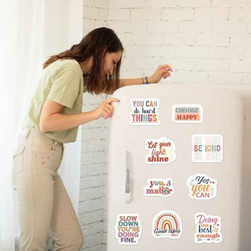 Inspirational Christian Fridge Magnets - 16Pcs Boho Bible Verse Locker Accessories for Girls Motivational Religious Scripture Refrigerator Magnet Home Kitchen Office Whiteboard Decorations
