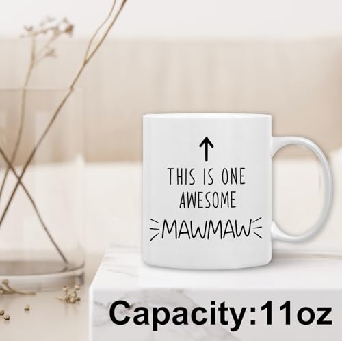 Mawmaw Gifts Mug – QASHWEY 11oz Ceramic Coffee Cup for Grandma | Mawmaw Variant