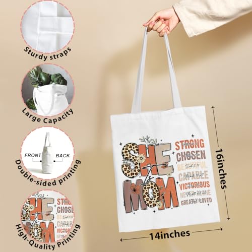 Mama Mom Tote Bag Birthday Gifts Canvas Bag, Reusable Shoulder Bags