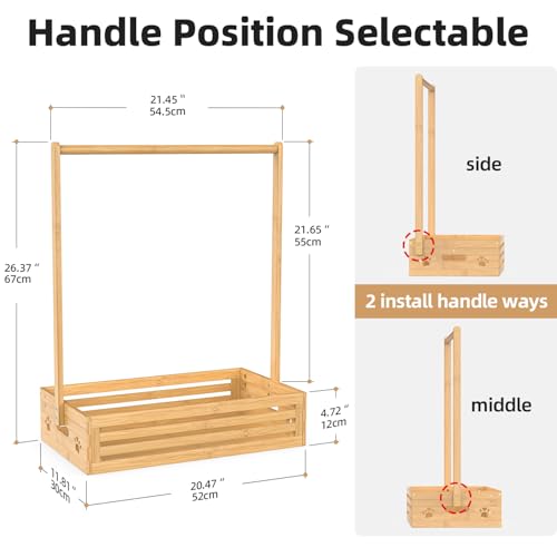 BAMBOOHOMIE Baby Clothing Rack for Toddler, Pets Clothes with Storage