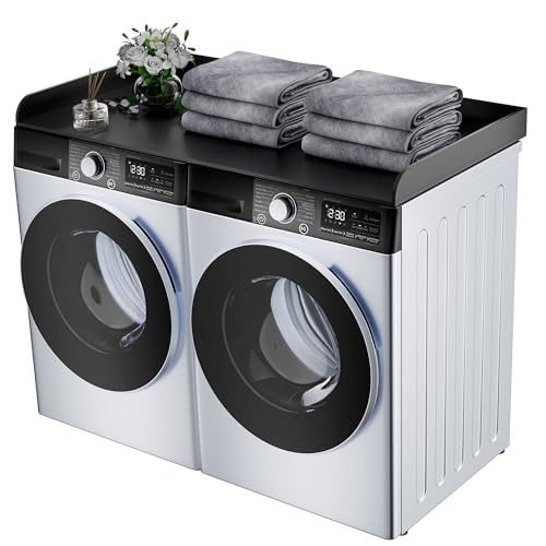 FlyGeneral Washer Dryer Countertop - 54 x 27.5 Inch Black Variation