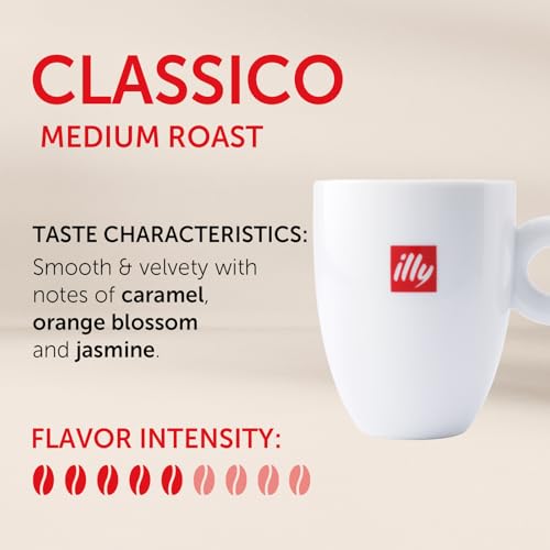 illy Coffee K Cup Pods, Classico Medium Roast, 32 Count, 1 Pack