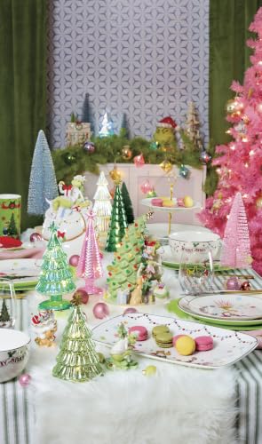 Lenox Merry Grinchmas Porcelain Serving Tray - Holiday Christmas Party Decor