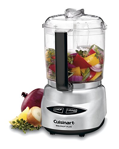 Stainless Steel Mini Food Processor 4-Cup Chopper for Kitchen Prep