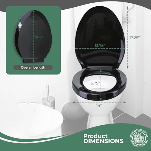 Renovators Supply Manufacturing Plastic Soft Close Toilet Seat