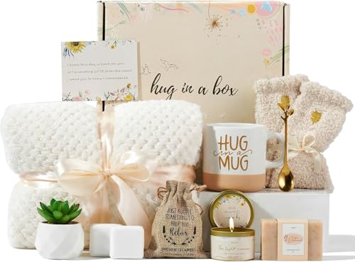 Sympathy Gift Basket for Loss of Loved One - Bereavement Care Package for Women