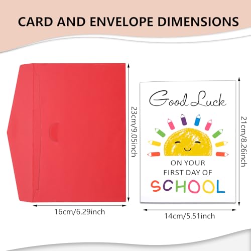 First Day of School Greeting Card for Kids - Good Luck on Your First Day