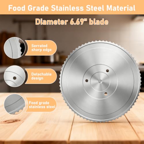 Manual Bread Slicer with Adjustable Thickness & 30 Bread Bags - Food Safe Kitchen Tool