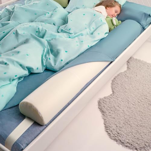 Toddler Bed Bumper Guard - Classic 53" Foam Bed Rail for Twin, Full, Queen & King Beds