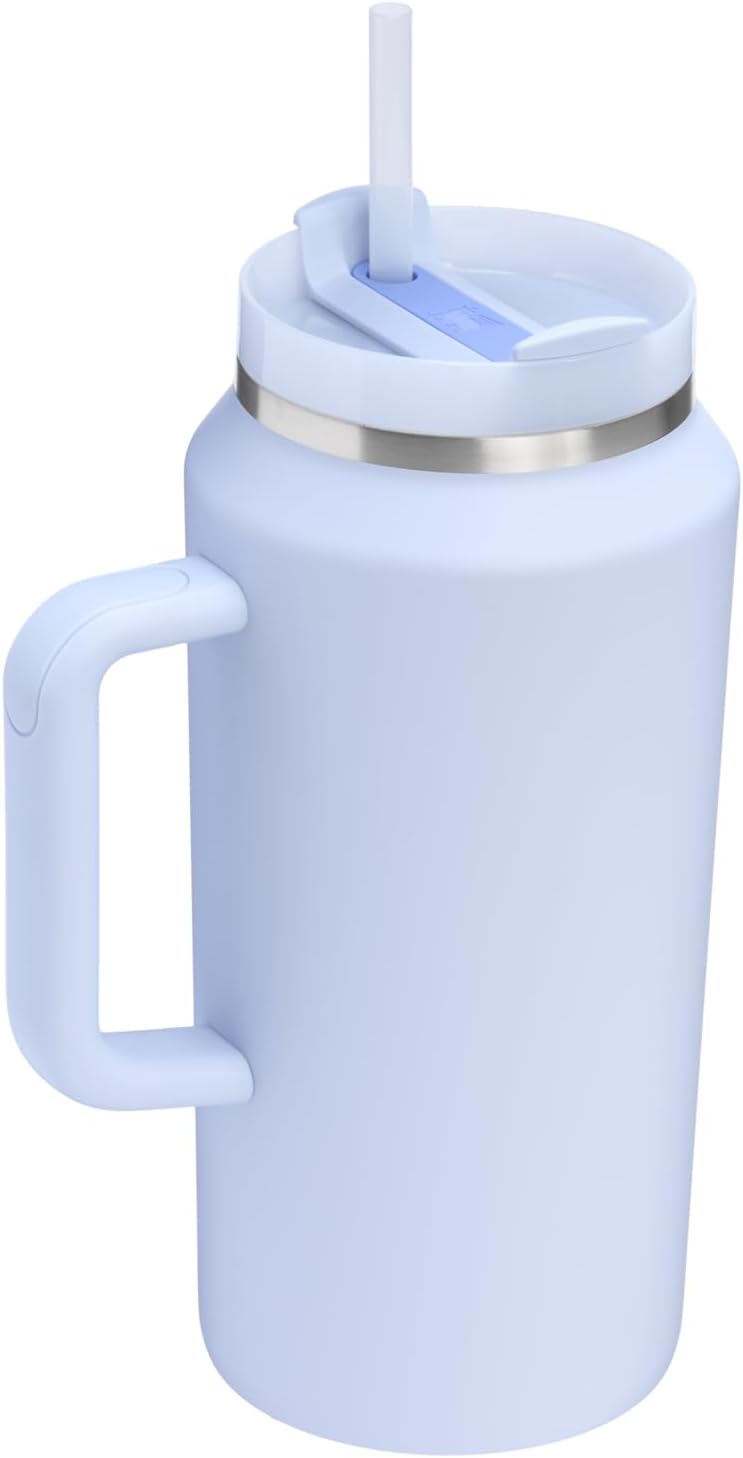 STANLEY Quencher H2.0 Tumbler - 64 oz Insulated Stainless Steel Cup with Handle & Straw | BPA-Free | Dew Drop
