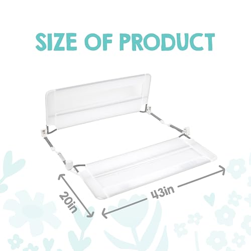 Regalo Safety Double-Sided Swing Down Bed Rail Guard (2-Pack),