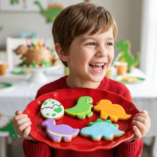 Ann Clark Baby Dinosaur Cookie Cutters Set of 5 - Made in USA, Dinosaur Shapes