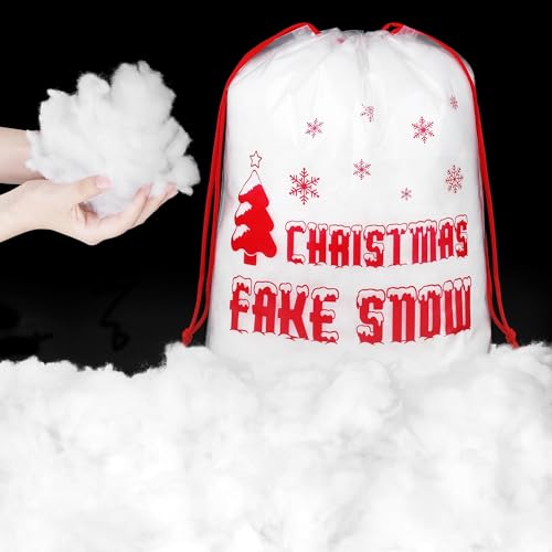 Aodaer 750g Artificial Snow for Christmas Decorations Indoor Outdoor Holiday Winter Scene