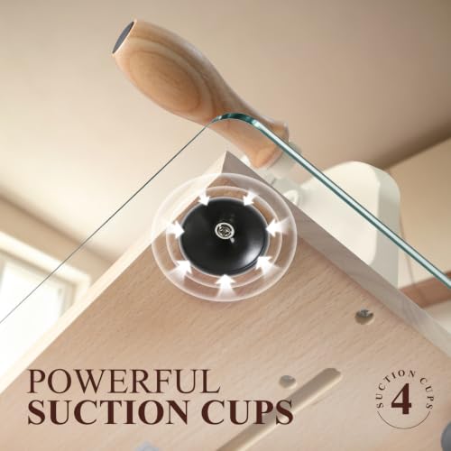 Manual Bread Slicer for Homemade Bread - Cream, Adjustable Thickness, Stable & Durable