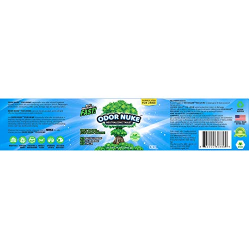 Urine Odor Neutralizer Tablets for Portable Urinals - Original 14.1oz - Odor Nuke