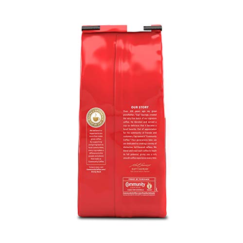 Community Coffee Breakfast Blend Ground Coffee 72oz Pack of 6 - Medium Roast, 100% Arabica