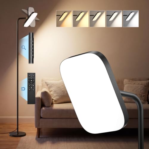 36W LED Floor Lamp with Adjustable Brightness & Color, Standing Lamp for Living Room & Bedroom