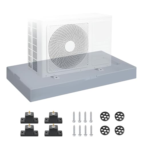 Mini Split Pad AC Condenser Pad,18Wx38Lx3 H Base for Ductless