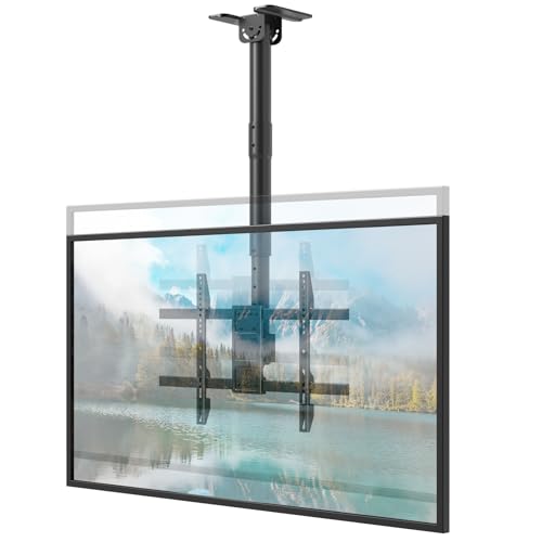 IMtKotW 43-86 Inch Ceiling TV Mount - Full Motion Adjustable, Heavy Duty, Slope & Flat Ceiling Compatible