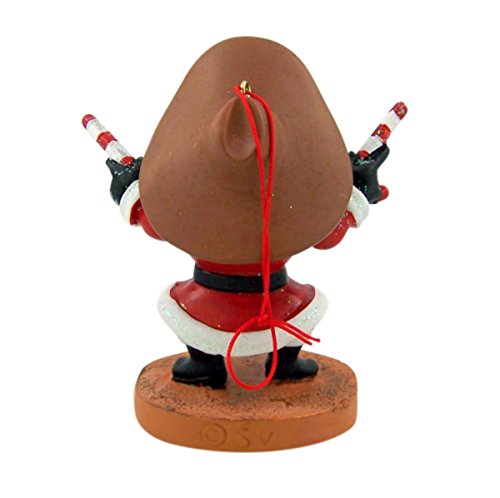 Cape Shore Gunslinging Santa 3.5-Inch Hanging Ornament