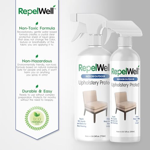 Non-Toxic Fabric Protector Spray for Upholstery & Furniture - 24 oz - Upholstery Protect Variation
