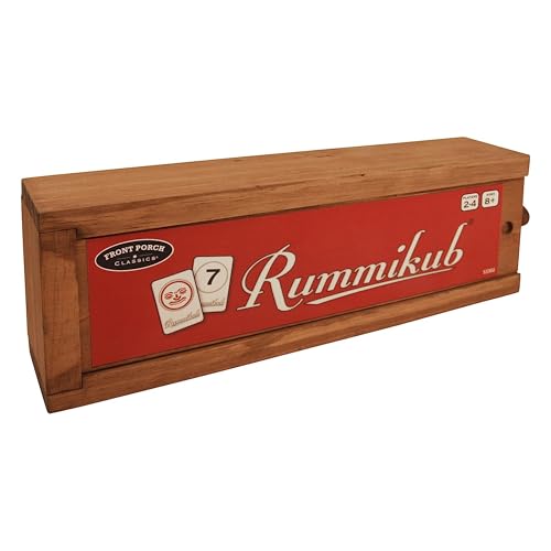 Rummikub Tile Game Vintage Edition with Wooden Storage Case - Family Fun