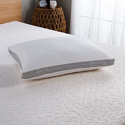 Indulgence Side Sleeper Pillow 36x20 King with Removable Cotton Cover - Firm Support