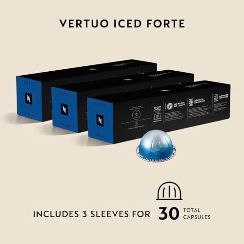 Nespresso Vertuo, Ice Forte, 30-Count Espresso Coffee Pods