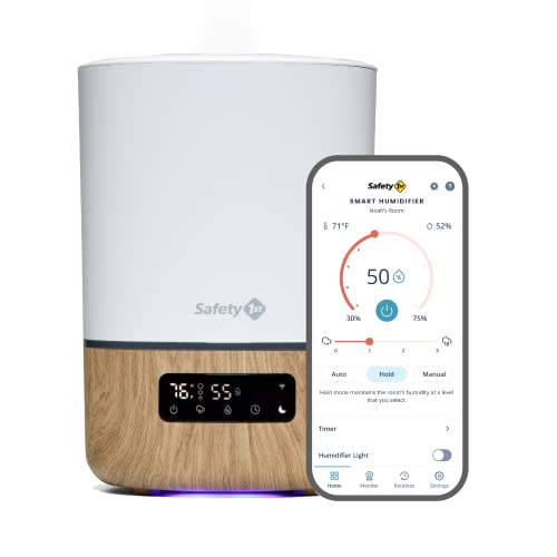 Connected Baby Humidifier with Tank, Nightlight & App Control - 1 Gallon