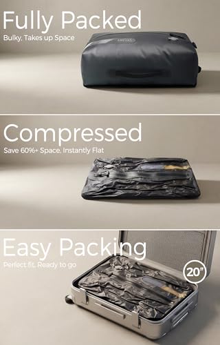 IKYWT 18L Reusable Waterproof Vacuum Seal Bags with Pump - Black 3-Pack