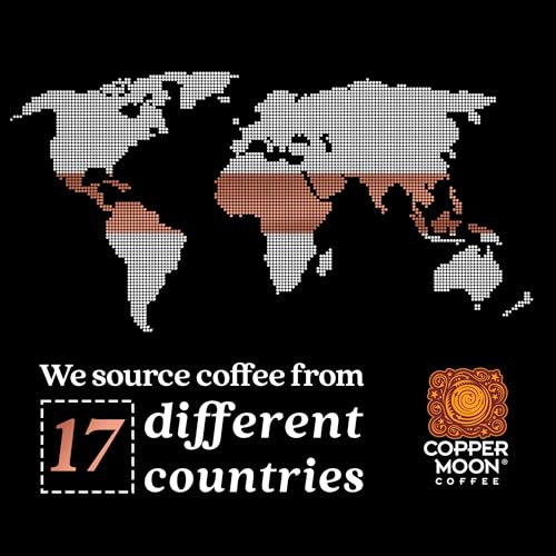 Copper Moon Sumatra Whole Bean Coffee Dark Roast 80oz (5lb) - Bold, Rich Flavor