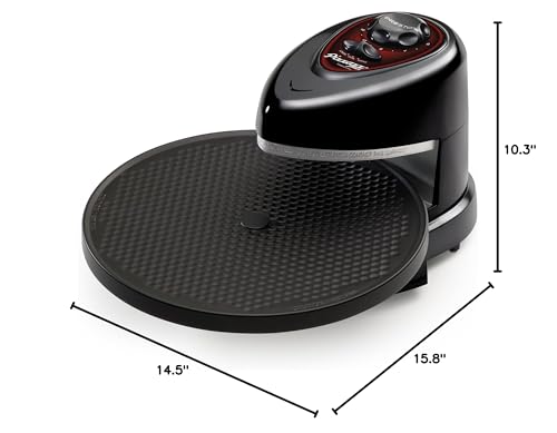 Countertop Pizza Oven with Rotating Tray - Energy Efficient, Adjustable Heating