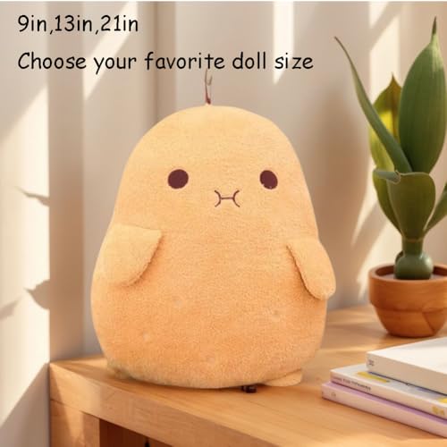 Potato Plush Toy Kawaii Potato Stuffed Doll Soft Stuffed Food Potato Plushie Pillow Toys Doll for Boys and Girls (21in)