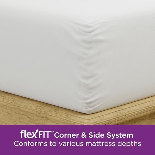 AllerEase King Waterproof Mattress Protector with Zipper, Ultimate Allergy & Comfort