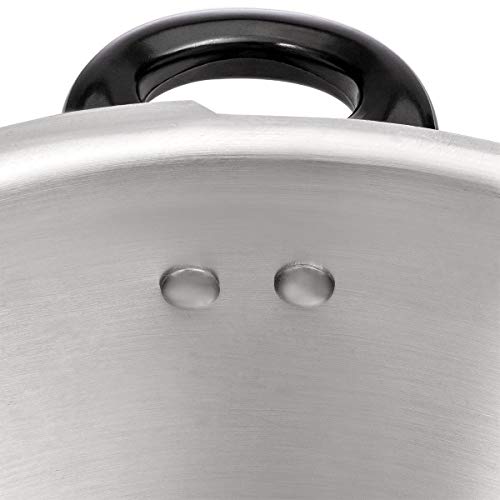 Stark USA 6.0 Qt Pressure Cooker Pot with Release Valve for Gas & Induction Stoves