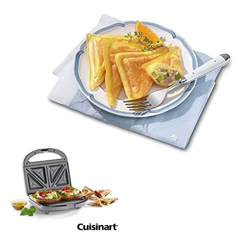 Cuisinart Sandwich Maker - Silver, 2 Sandwiches, Omelets & French Toast, Variation of Sandwich / One Size