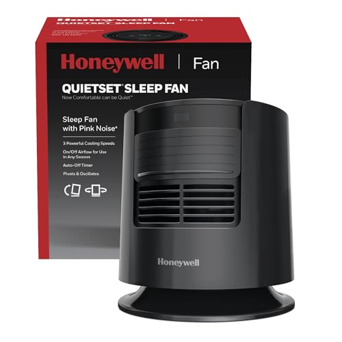 Personal Sleep Fan with Pink Noise and Adjustable Airflow – Compact & Portable