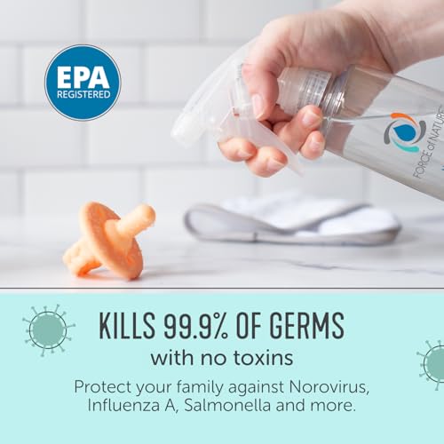 Force of Nature Disinfectant & Cleaner Starter Kit with 5 Refills - Eco-Friendly