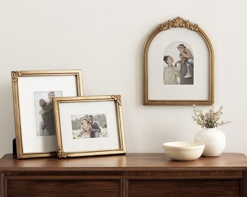 Gold 3-Piece Picture Frame Set - Vintage Gold Gallery Wall Frames