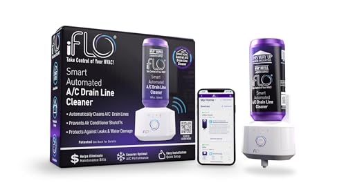 iFLO Smart AC Drain Line Cleaner Cartridge 36oz Pack of 2 3-Month Supply