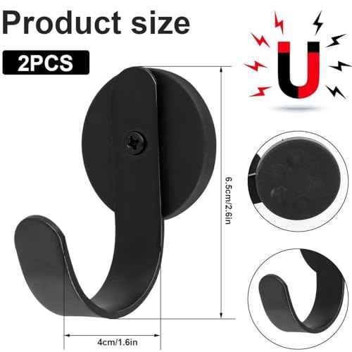 Ornament Hooks,Magnetic Wreath Hanger,2 Pack Heavy Duty Magnets with Hook for Kitchen, Refrigerator, Christmas Decoration Magnetic Hooks for Metal Front Door