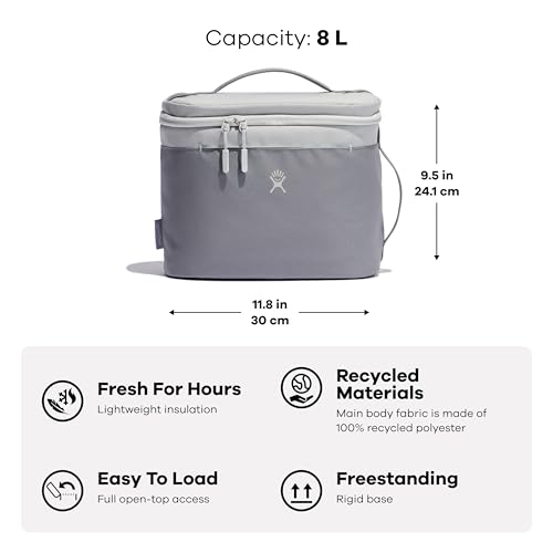 Hydro Flask 8 L Insulated Lunch Bag - Beachplum Purple, Leakproof & Recycled Materials