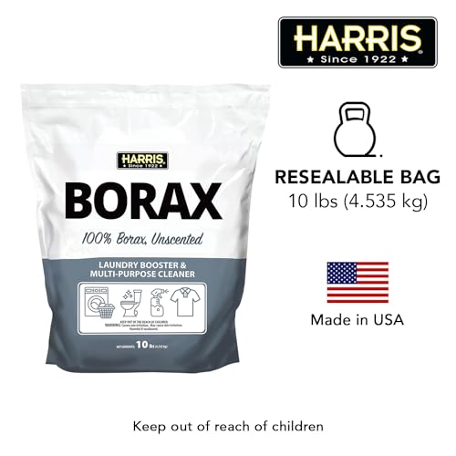 Harris Borax Powder Unscented 10lb Laundry & Multi-Purpose Cleaner - Pack of 1