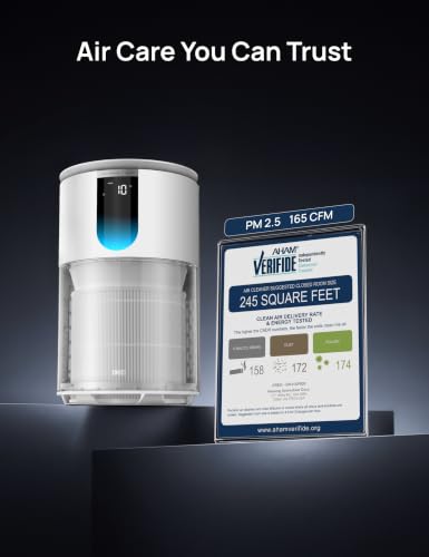 DREO Air Purifier for Home, Up to 1176 ft², HEPA Sleep Mode,