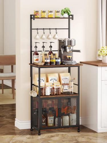 SWTYMIKI Coffee Bar Station for Space - 20.4 x 14.25in Espresso