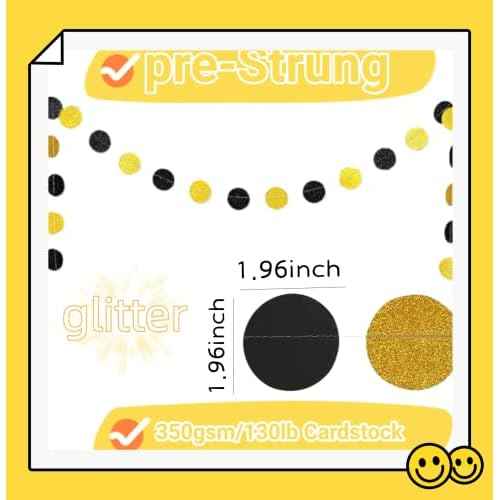 Welcome Home Decorations Glitter Welcome Home Banners Balloons Set Party Pennant Bunting Garland for New Home Family Birthday Christmas Wedding Boy Girl Baby Shower Hanging String Flag Black Golden