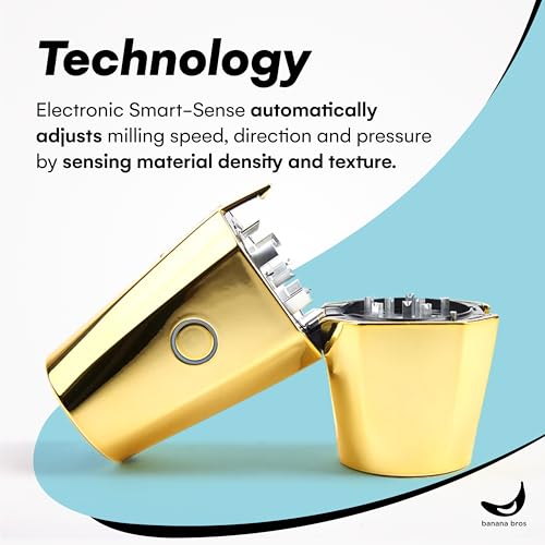 OTTO One-Touch Automatic Spice Mill - USB Rechargeable Gold