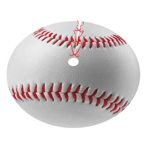 Sport Baseball Ball 36 Inch Christmas Tree Skirt Round Winter Snow Suitable for Christmas Xmas Halloween Holiday Party Decor Decoration Occasion
